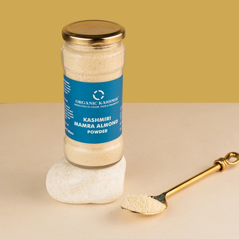 Organic Kashmir Mamra Badam Powder Almond Powder Kashmiri Mamra Badam 200 gram