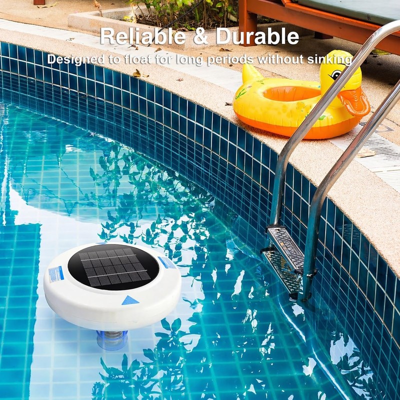 Solar Pool Ionizer for Inground & Above Ground Pools, Up to 45,000 Gallons, F... gallery