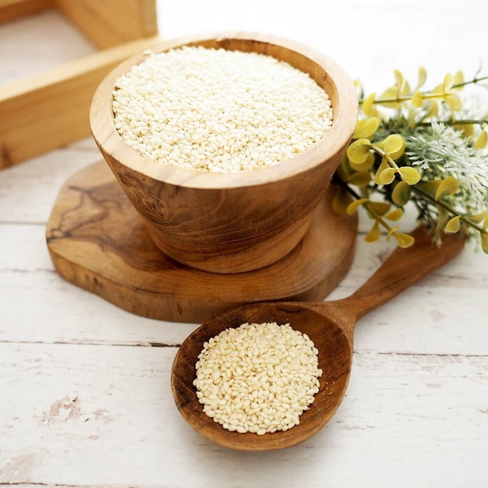 Raw Sesame Seeds White-Hulled 100% Organic Healthy High Quality Ceylon New 1Kg gallery