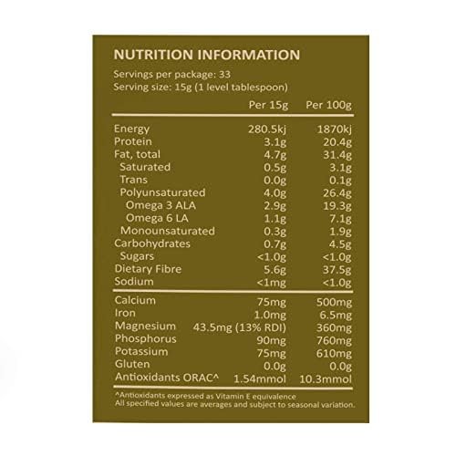 Nourish You Raw Chia Seeds 3x150g Plant Protein Omega 3 Fiber Gluten Free gallery