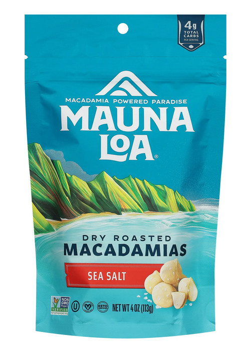 Mauna Loa Sea Salt Macadamia Nuts – 4oz Bag