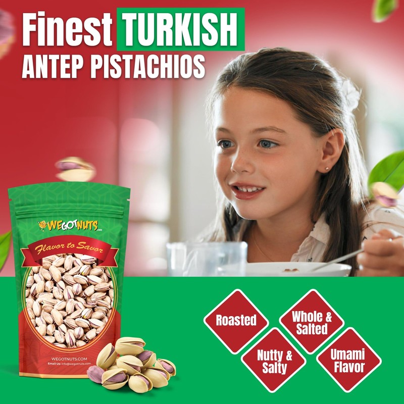 Turkish Antep Pistachios 5 Pounds (80oz) - Premium 5 Pound (Pack of 1) gallery