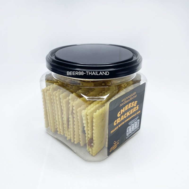 CHEESE CRACKERS FILLED WITH PINEAPPLE JAM PAPLEM CAFE BRAND 160g