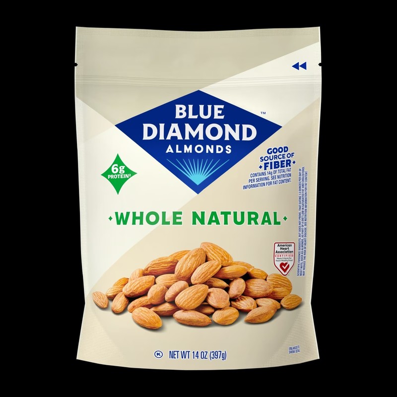 Blue Diamond Almonds Whole Natural Raw Almonds 14 oz