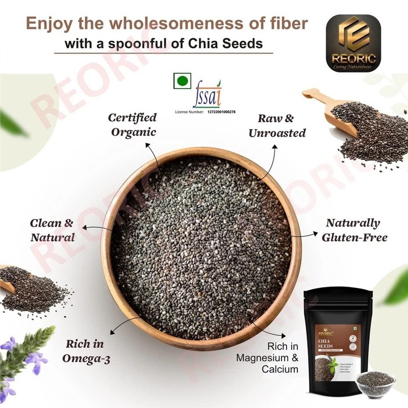 Reoric Chia Seeds 100gm gallery
