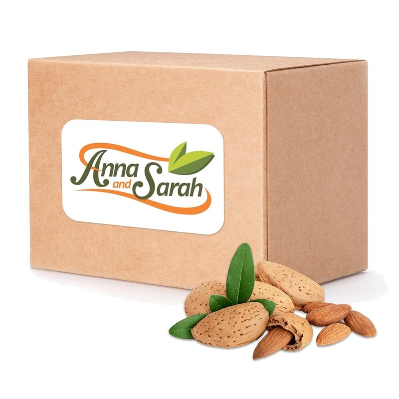 8 Lbs Natural Raw Almonds In Shell – Perfect Snack for Health Enthusiasts