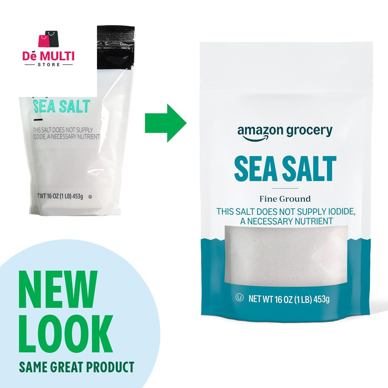 , Sea Salt, Fine Ground, 16 Oz gallery