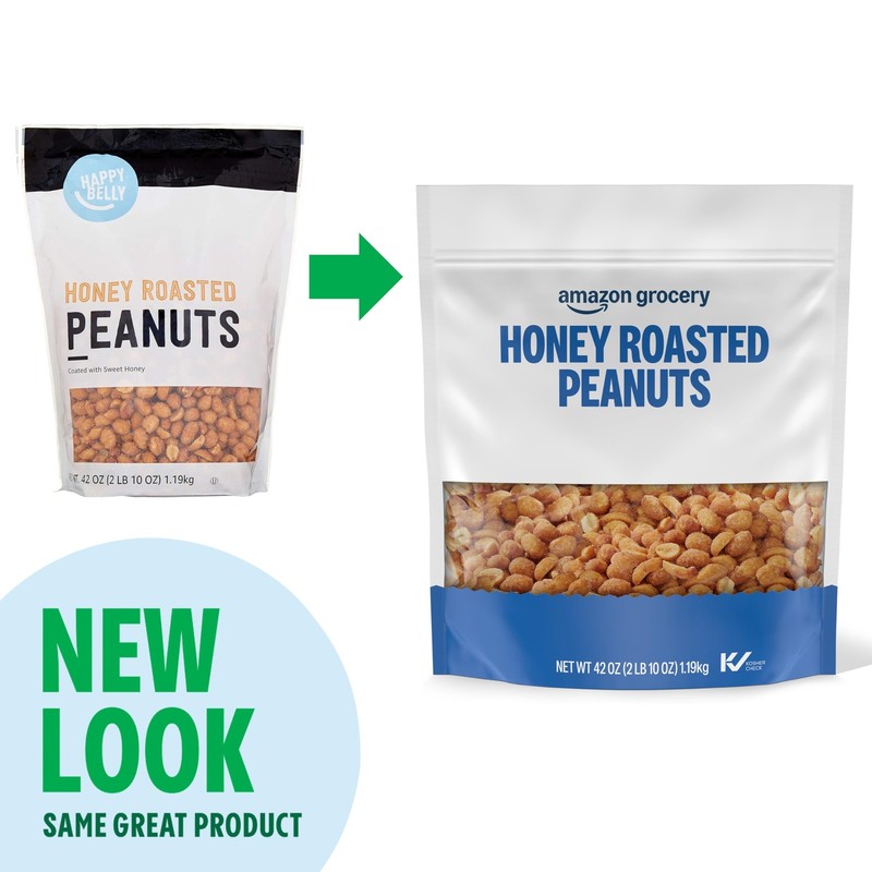 , Honey Roasted Peanuts, 42 Oz (Previously Happy Belly, Packaging May Vary) gallery
