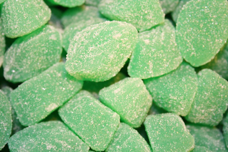 SPEARMINT LEAVES CANDY, 1LB