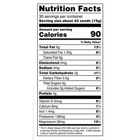Organic Dry-Roasted Salted Pumpkin Seeds (Pepitas), 1 Lb, Non-GMO gallery