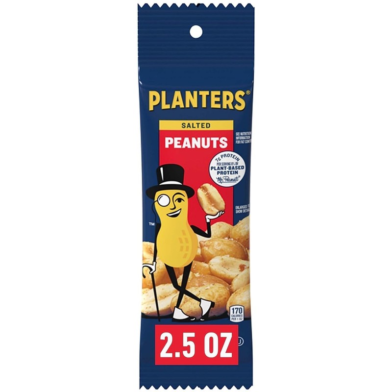 Convenient Kosher Salted Peanuts - 15 x 2.5 oz Roasted Snack Packs for On-the-Go gallery