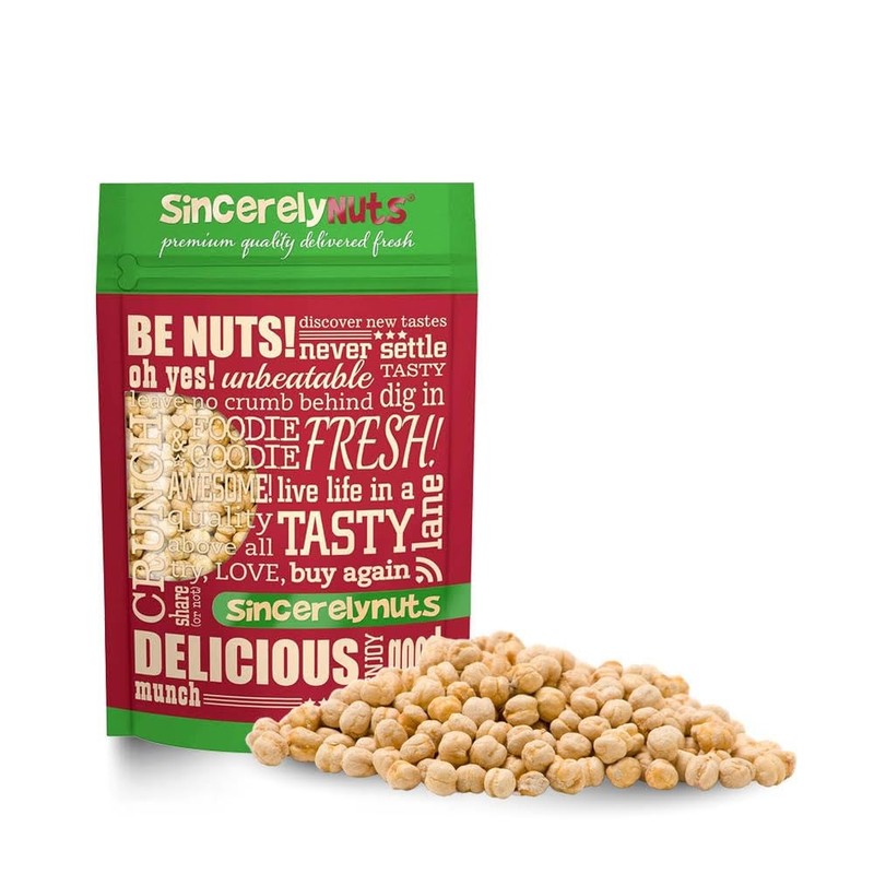 Sincerely Nuts Roasted and Unsalted Chickpeas (5 LB) 5 Pound (Pack of 1)
