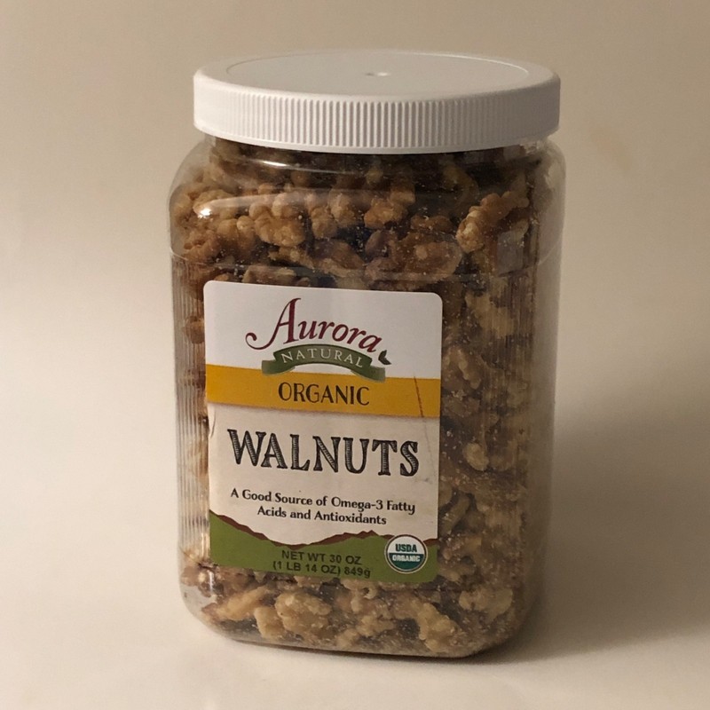 Aurora Products Organic Walnuts, 30 Oz