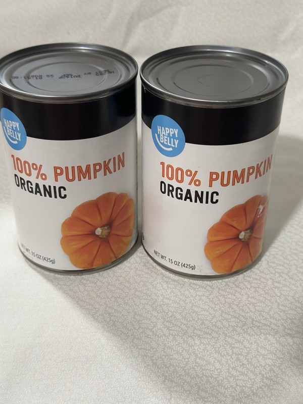 Happy Belly 100% Organic Pumpkin 2 15OZ CANS