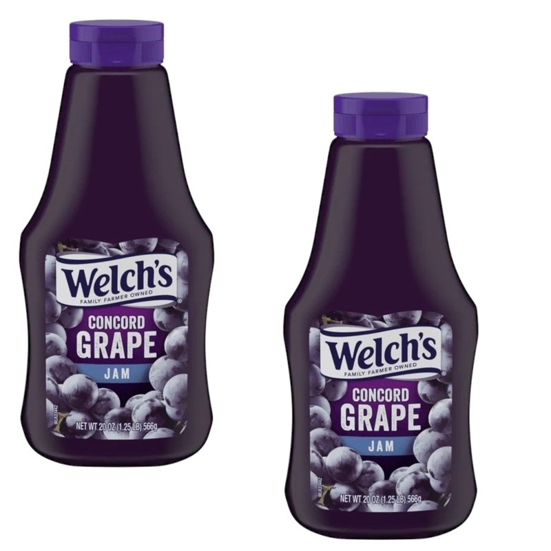 ( 2 Pack )Welch’s Concord Grape Jam, 20 Oz Squeeze Bottle