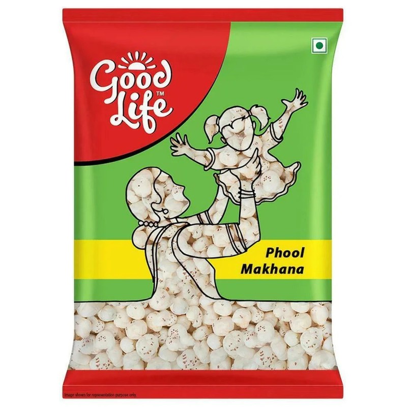 Good Life Phool Makhana / Lotus Seeds Or Fox Nuts Pack Of 100 Gm