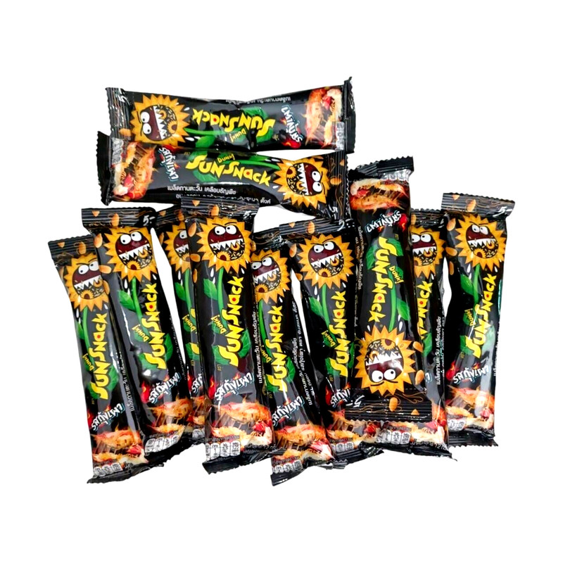 Sunsnack Cereal coated sunflower seed Grilled shrimp Thai flavor child 12g.x12 gallery