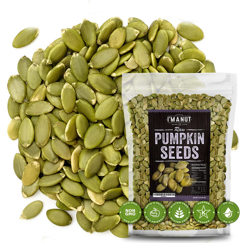 32oz 2lb Raw Pumpkin Seeds (Papitas) | No Preservatives | Gluten & Peanut Free