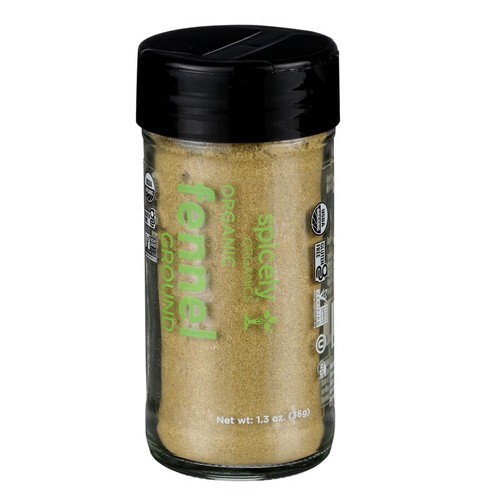 Organic Fennel Ground 1.3 Oz (Case Of 3) By Spicely Organics