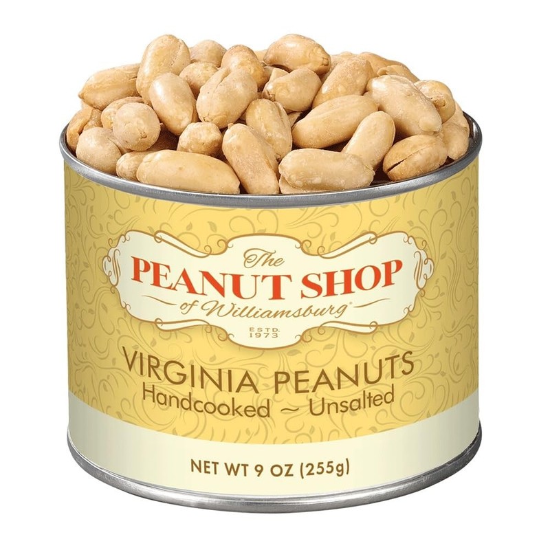 The Peanut Shop of Williamsburg Unsalted Virginia Peanuts, Non-Gmo Handcooked Sa gallery