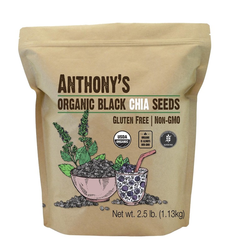 Organic Chia Seeds 2.5 lb - Gluten Free, Vegan, Keto Friendly Superfood gallery
