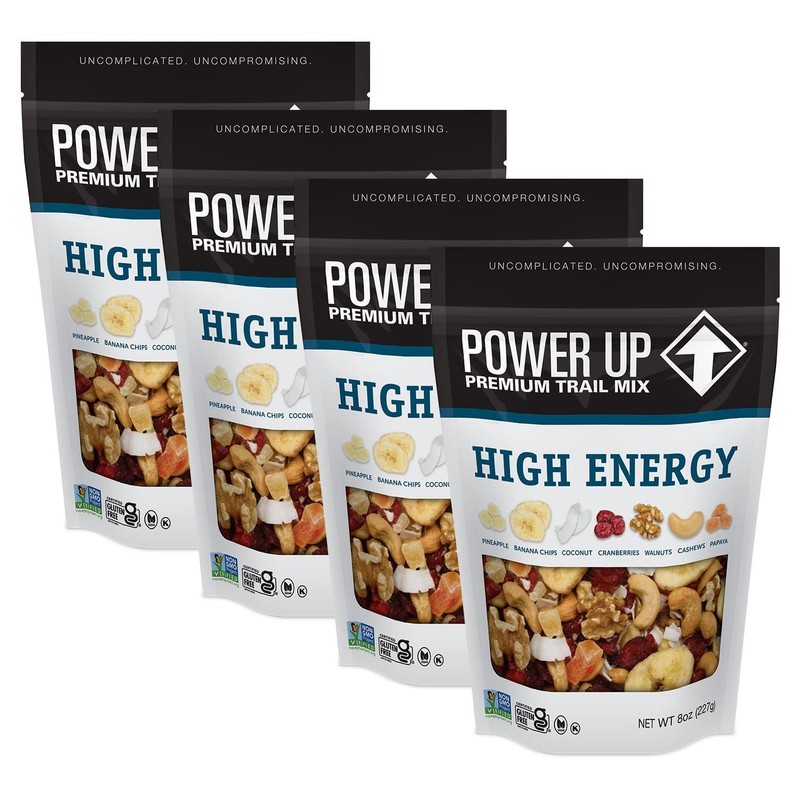 High Energy Trail Mix By Gourmet Nut, Walnuts, Banana Chips, Cashews, Coconut...