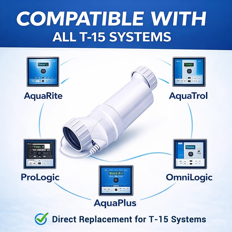 T-15 Salt Cell with Hayward AquaRite, AquaRite , AquaTrol, SwimPure Plus, Pro... gallery