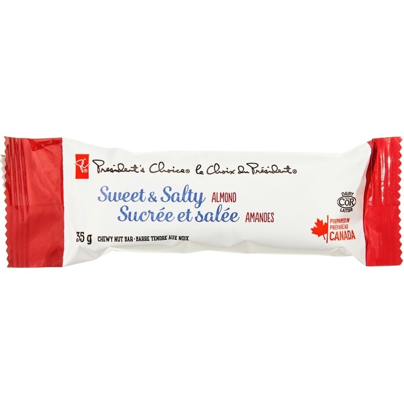 2-Pack President's Choice Sweet and Salty Almond Chewy Nut Bars gallery