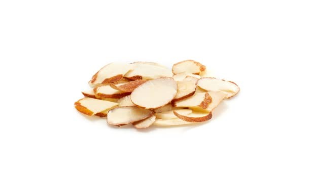 Organic Sliced European Almonds With Skins, 1 lb, Unblanched, Gluten-Free, gallery