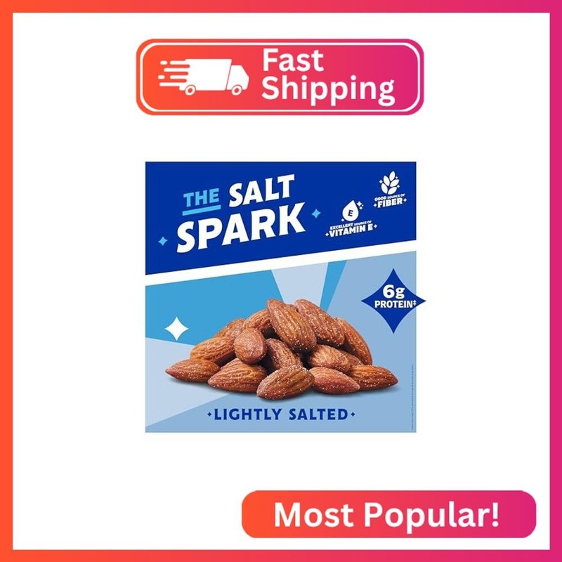Blue Diamond Almonds, Low Sodium Lightly Salted Snack Nuts, Plant-Based Protein gallery