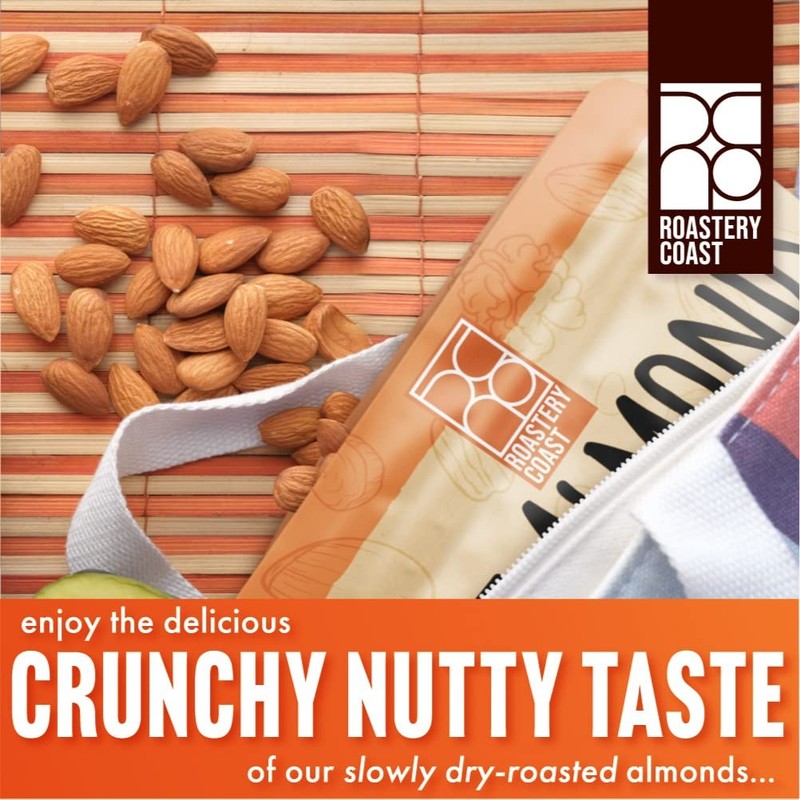 Daily Nuts Just Roasted Almonds | Almonds Bulk 3 Lb | Unsalted Nuts| Slow Dry Ro gallery