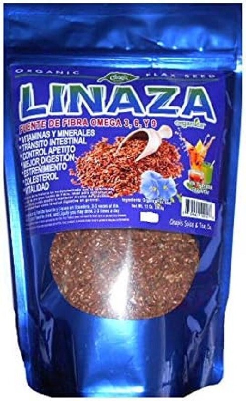 Linaza Organica/Organic Flax Seeds Nt Wt 12oz (339g)