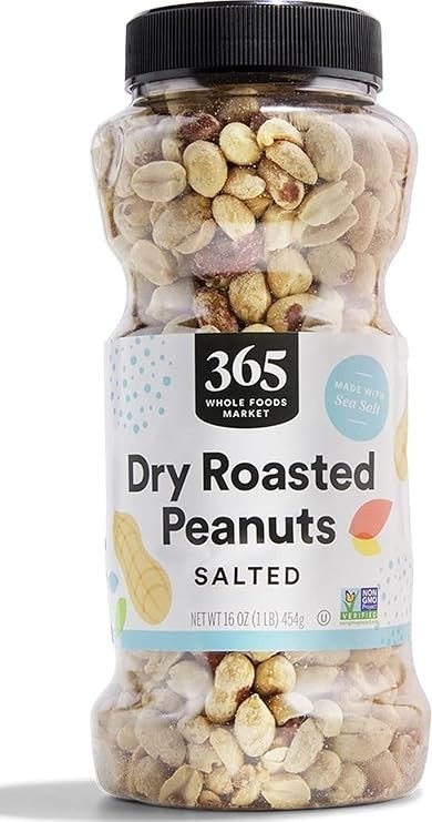 Dry Roasted Salted Peanuts 16 Ounce Resealable Bag Snacking Baking Vegan gallery