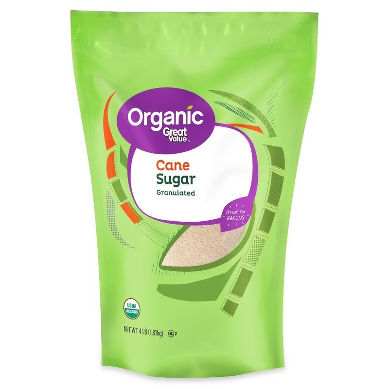 Organic Granulated Cane Sugar, 4 lbs