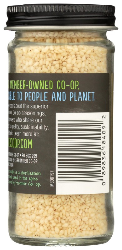 Frontier -Op Organic Whole Sesame Seed By Co-Op 2.29 Oz Seeds 2.32 1 Pack gallery