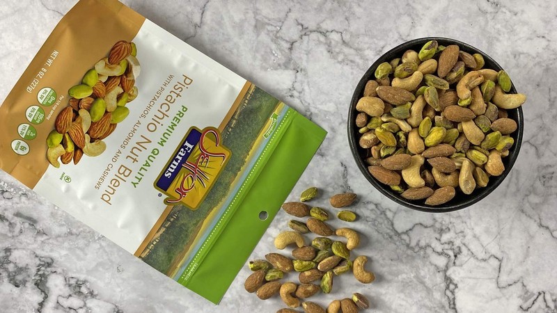 Pistachio Nut Blend with Almonds & Cashews - 8oz Resealable Bag gallery