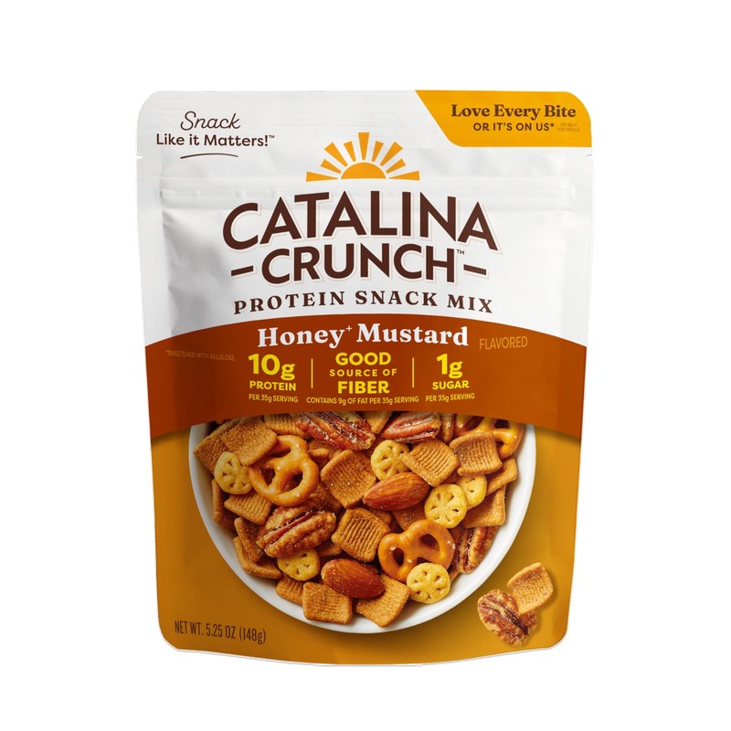Protein Snack Mix 10g Protein, 1g Sugar per Serving Good Source of Fiber, G...