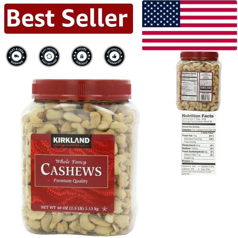 Signature Cashews 40 Ounces – Nutritious Snack & Culinary Delight