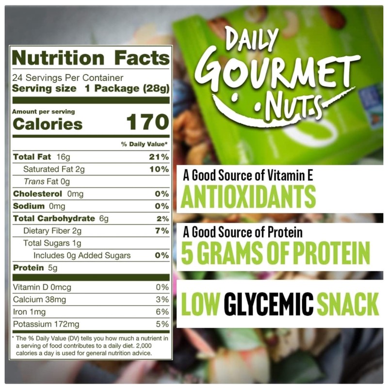 Keto-Friendly Mixed Nuts Snack Packs – 24 Pack