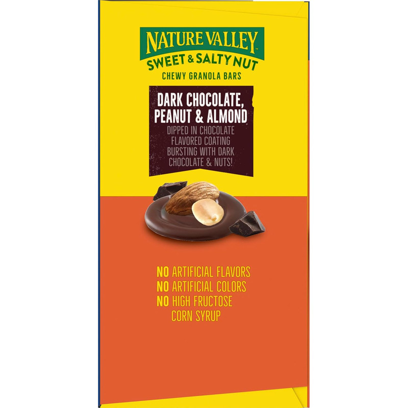Sweet and Salty Nut Granola Bars, Dark Chocolate Peanut Almond, 24 Bars, 28.8 Oz gallery