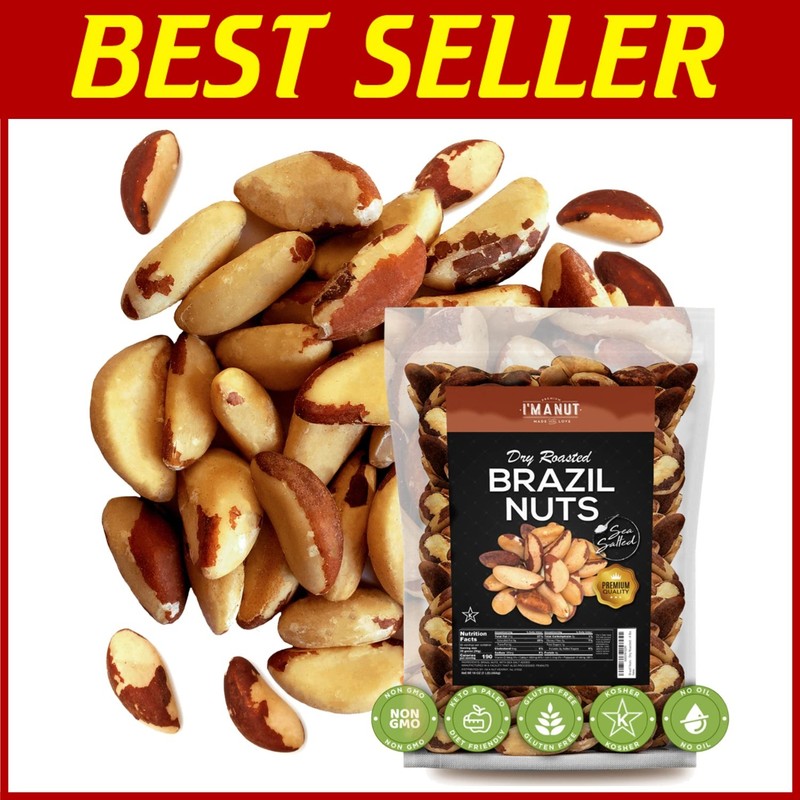 Nutritious Brazil Nuts, High Protein, 16 oz