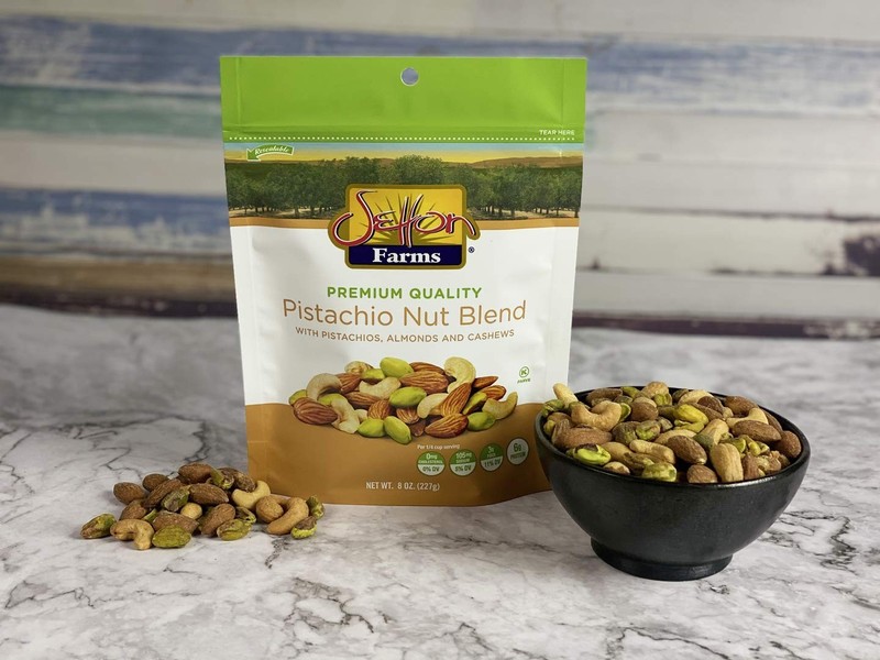 Pistachio Nut Blend with Almonds & Cashews - 8oz Resealable Bag gallery