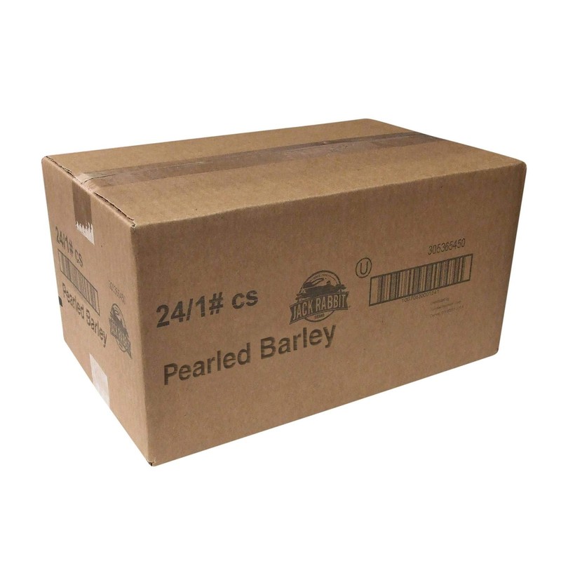 Jack Rabbit Pearl Barley, 1 pound packages – 24 packages per case