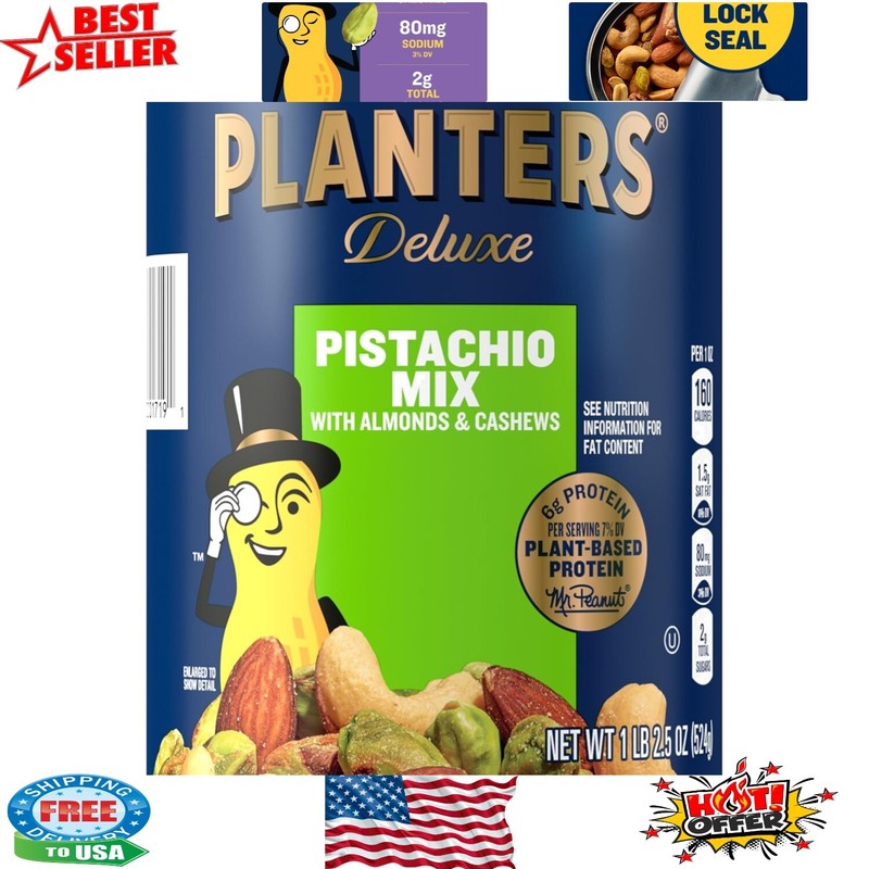 Healthy Pistachio & Nut Mix: Kosher Bulk Snack, Perfect for Parties & Sharing