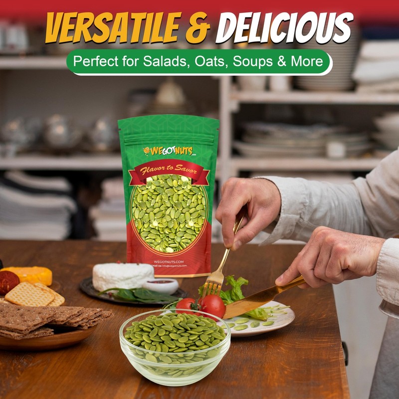 We Got Nuts Pumpkin Seeds Healthy Snacks 2Lbs 32oz Bag | Raw Pepitas No Prese... gallery