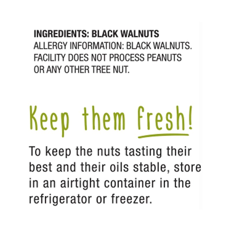 Hammons Shelled American Fancy Large Black Walnuts, 20 oz. gallery