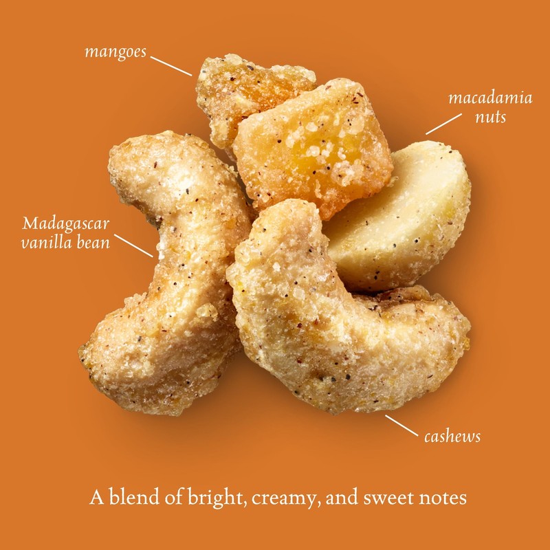 Tangerine Vanilla Cashew-Macadamia Glazed Mix 1.5 oz Grab Go Bags 18 Packs gallery