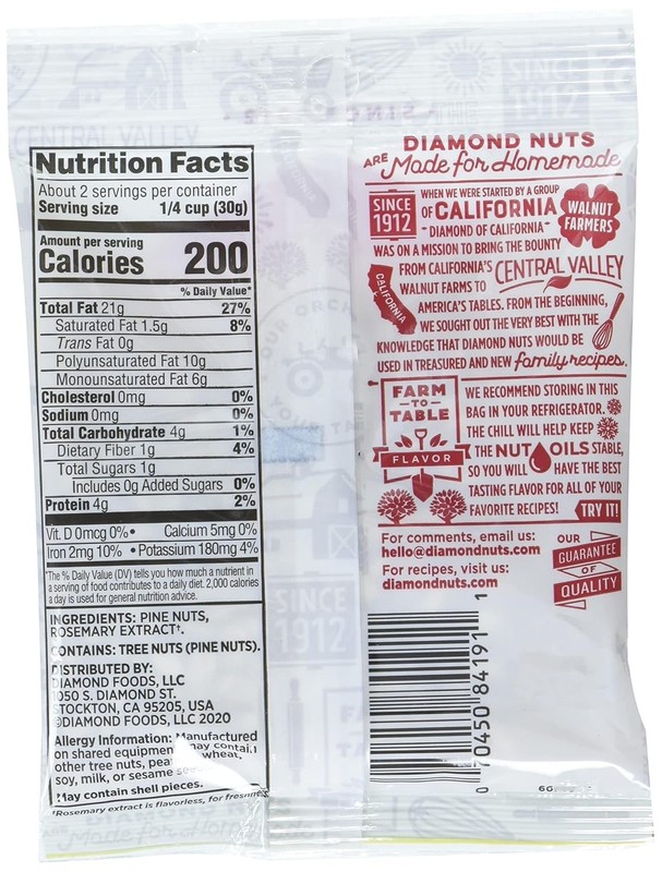 Nutty Flavor Pine Nuts 2.25 oz 12pk gallery