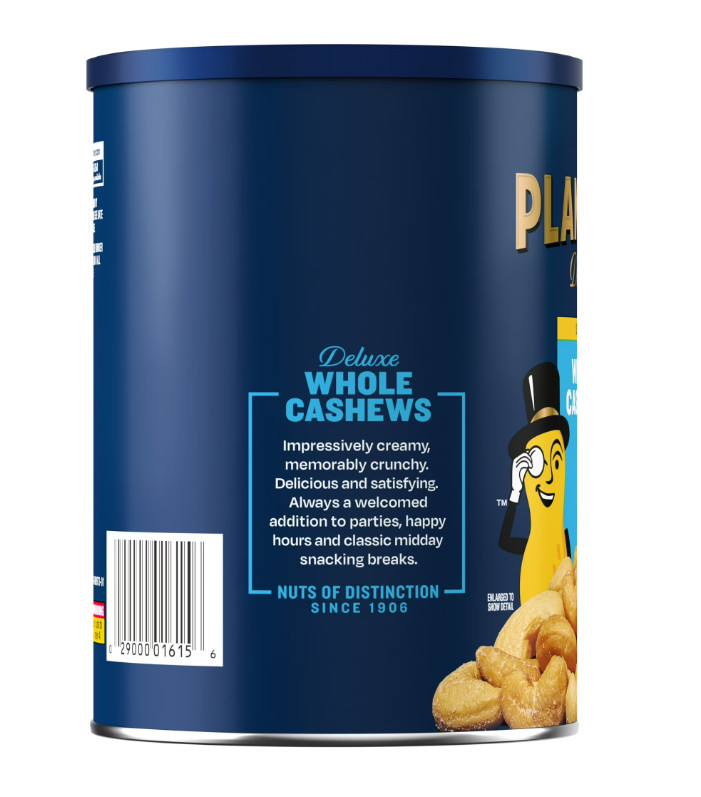PLANTERS Deluxe Salted Whole Cashews, Party Snacks, Protein 18.25oz (2 PACK) gallery