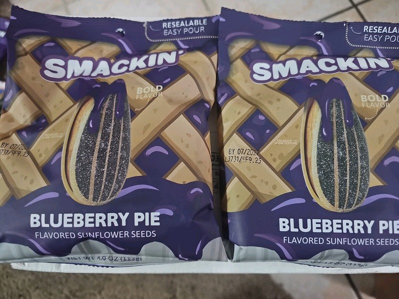 Smackin’ Sunflower Seeds – Blueberry Pie! Limited Edition!